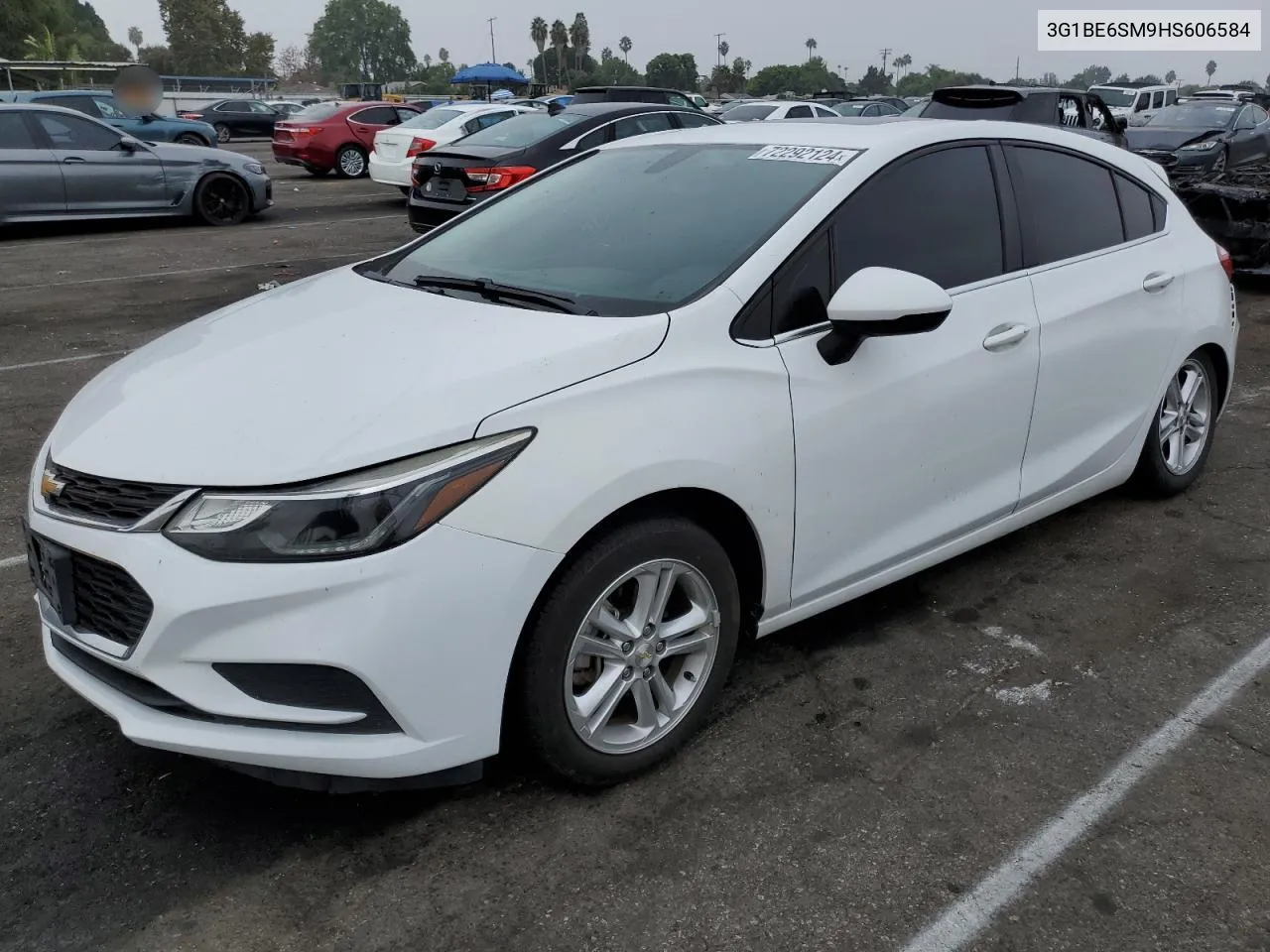 2017 Chevrolet Cruze Lt VIN: 3G1BE6SM9HS606584 Lot: 72292124