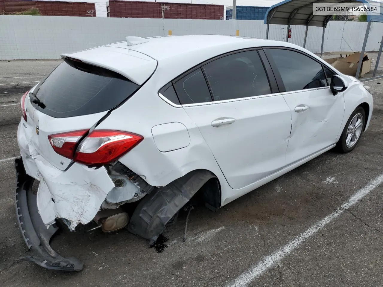 2017 Chevrolet Cruze Lt VIN: 3G1BE6SM9HS606584 Lot: 72292124