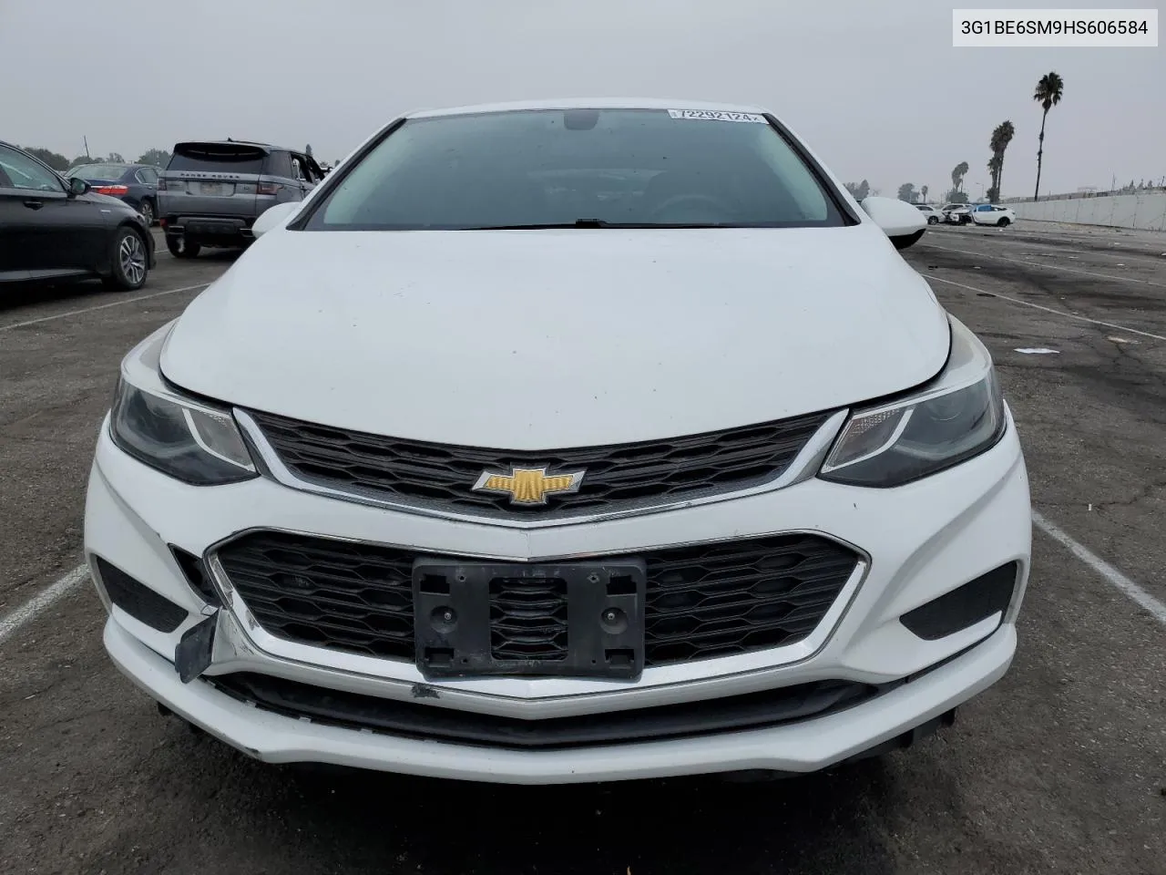 2017 Chevrolet Cruze Lt VIN: 3G1BE6SM9HS606584 Lot: 72292124