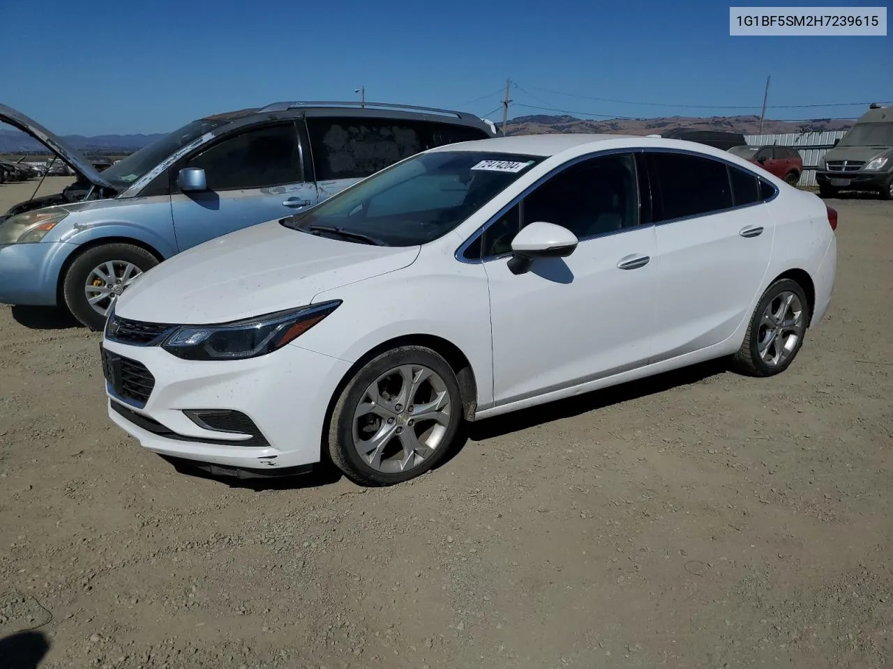 2017 Chevrolet Cruze Premier VIN: 1G1BF5SM2H7239615 Lot: 72474204