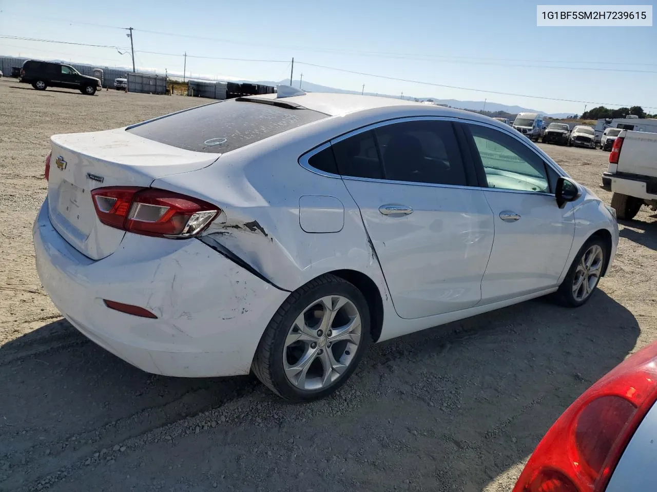 2017 Chevrolet Cruze Premier VIN: 1G1BF5SM2H7239615 Lot: 72474204