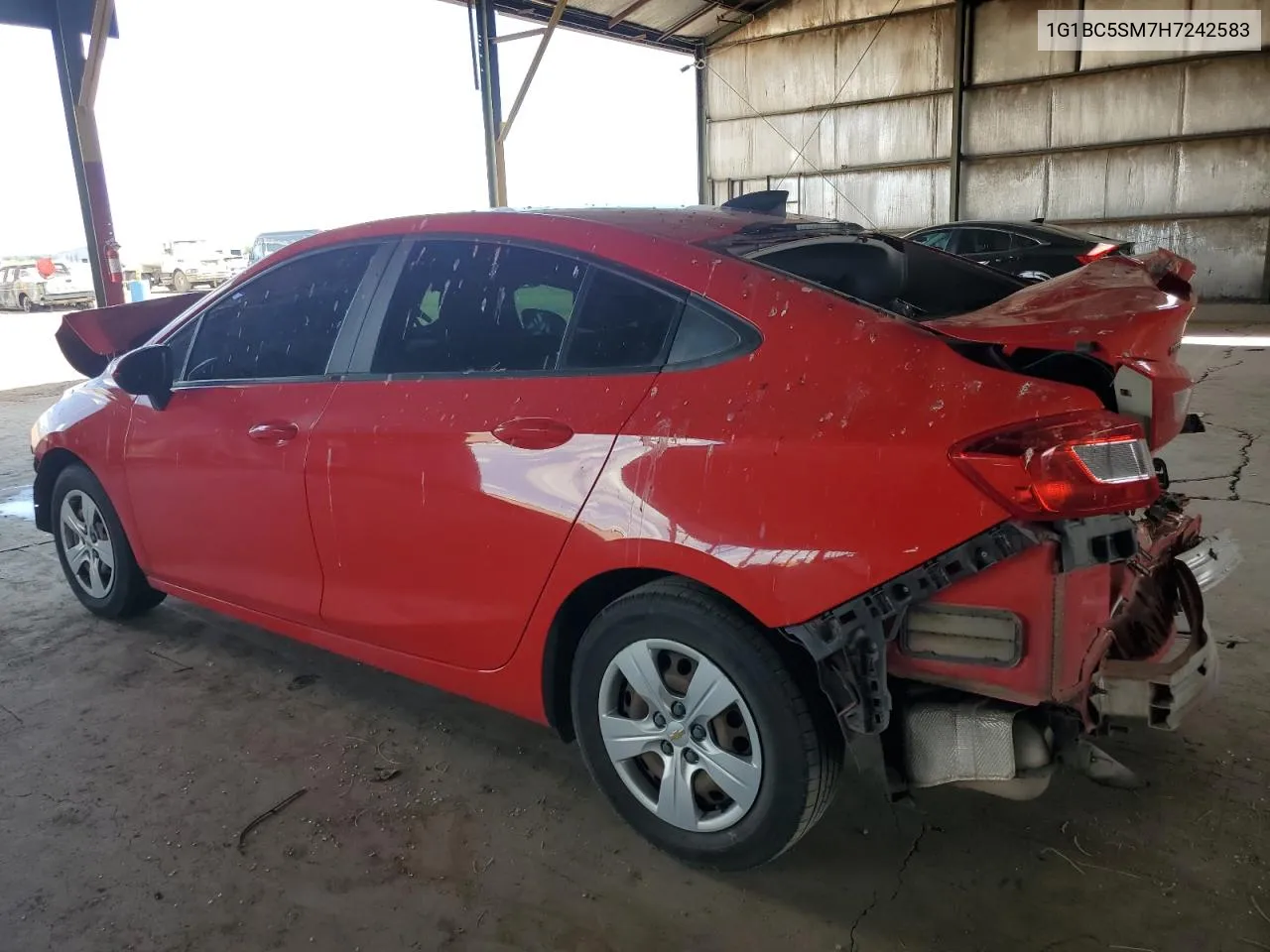 2017 Chevrolet Cruze Ls VIN: 1G1BC5SM7H7242583 Lot: 72564124