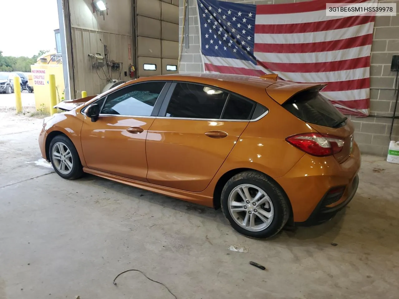 2017 Chevrolet Cruze Lt VIN: 3G1BE6SM1HS539978 Lot: 72572684