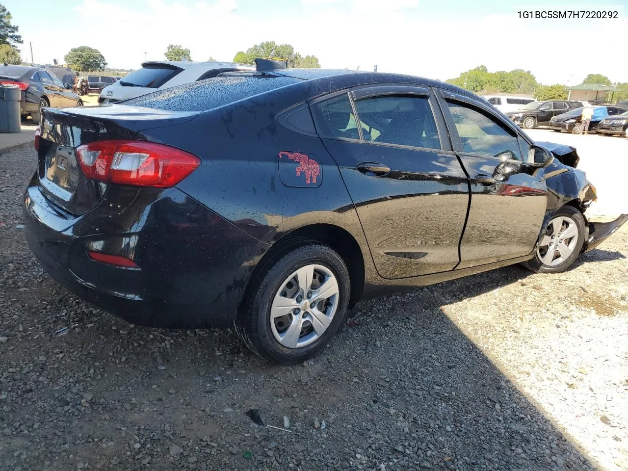 2017 Chevrolet Cruze Ls VIN: 1G1BC5SM7H7220292 Lot: 72636224