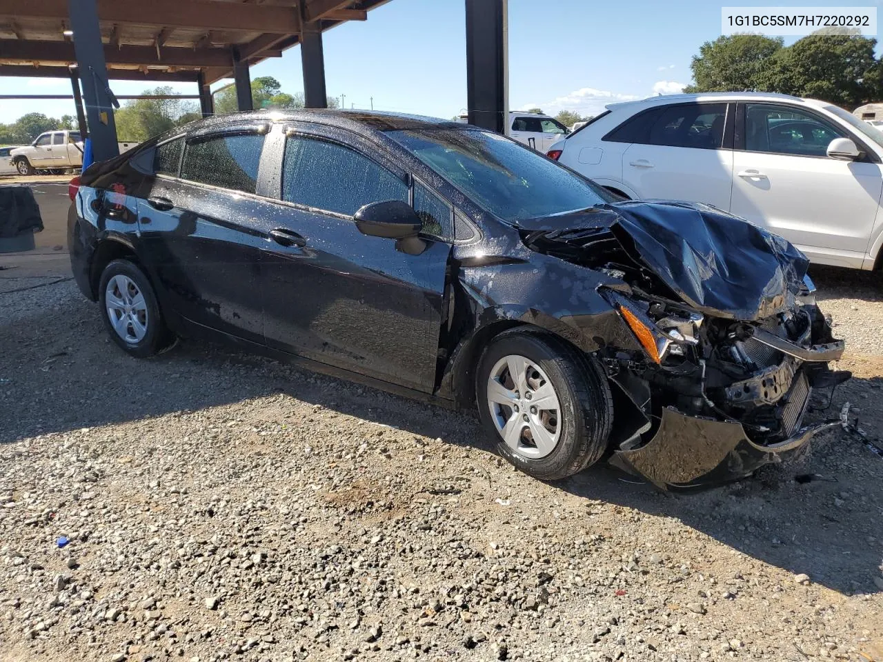 2017 Chevrolet Cruze Ls VIN: 1G1BC5SM7H7220292 Lot: 72636224