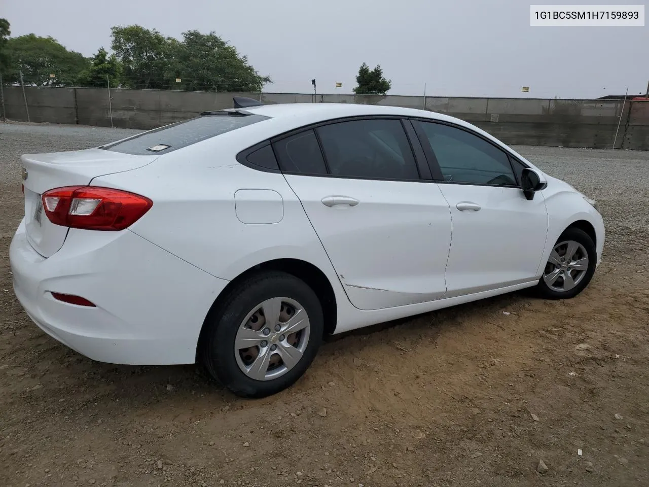 2017 Chevrolet Cruze Ls VIN: 1G1BC5SM1H7159893 Lot: 72664264