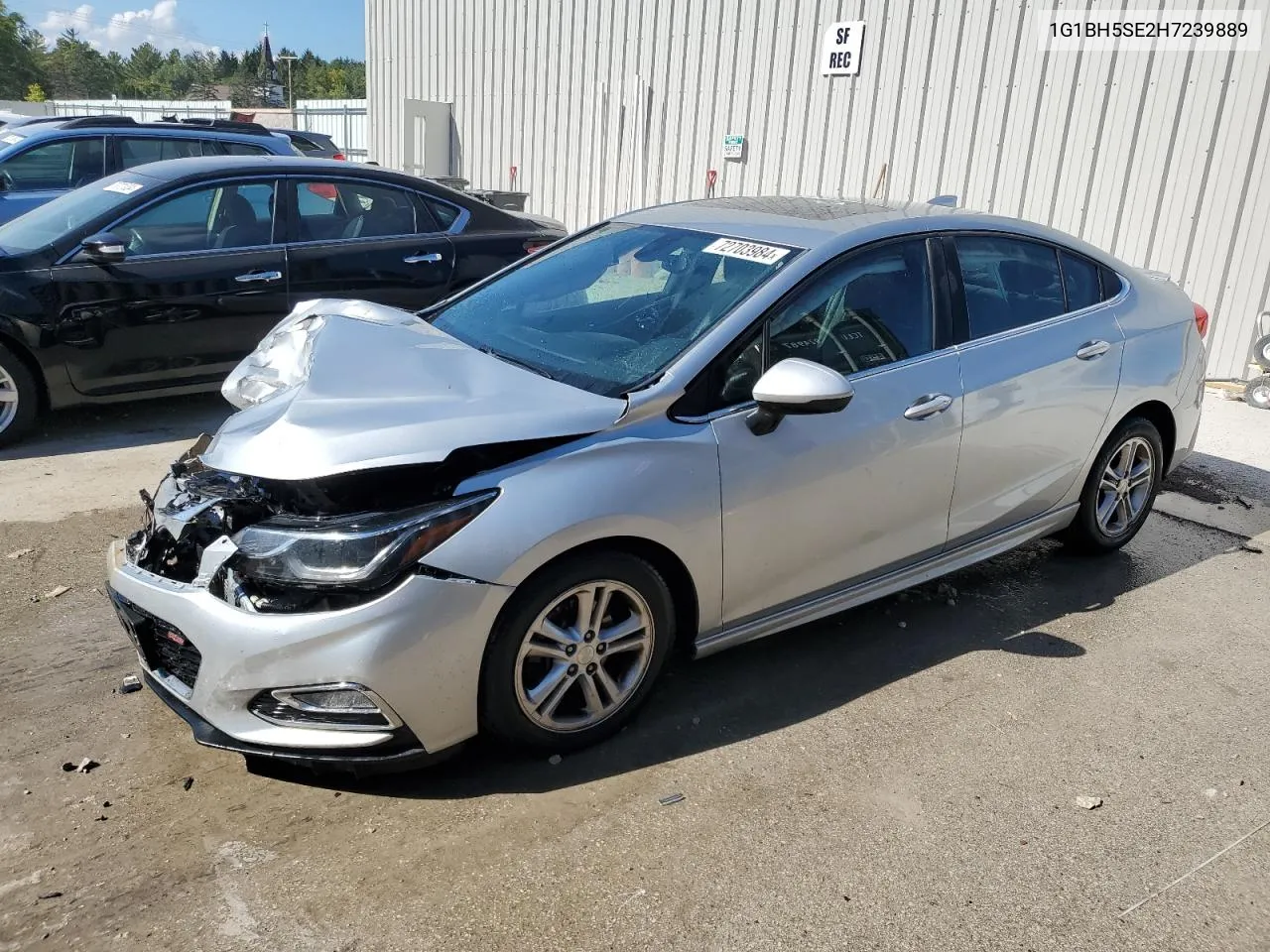 2017 Chevrolet Cruze Lt VIN: 1G1BH5SE2H7239889 Lot: 72703984