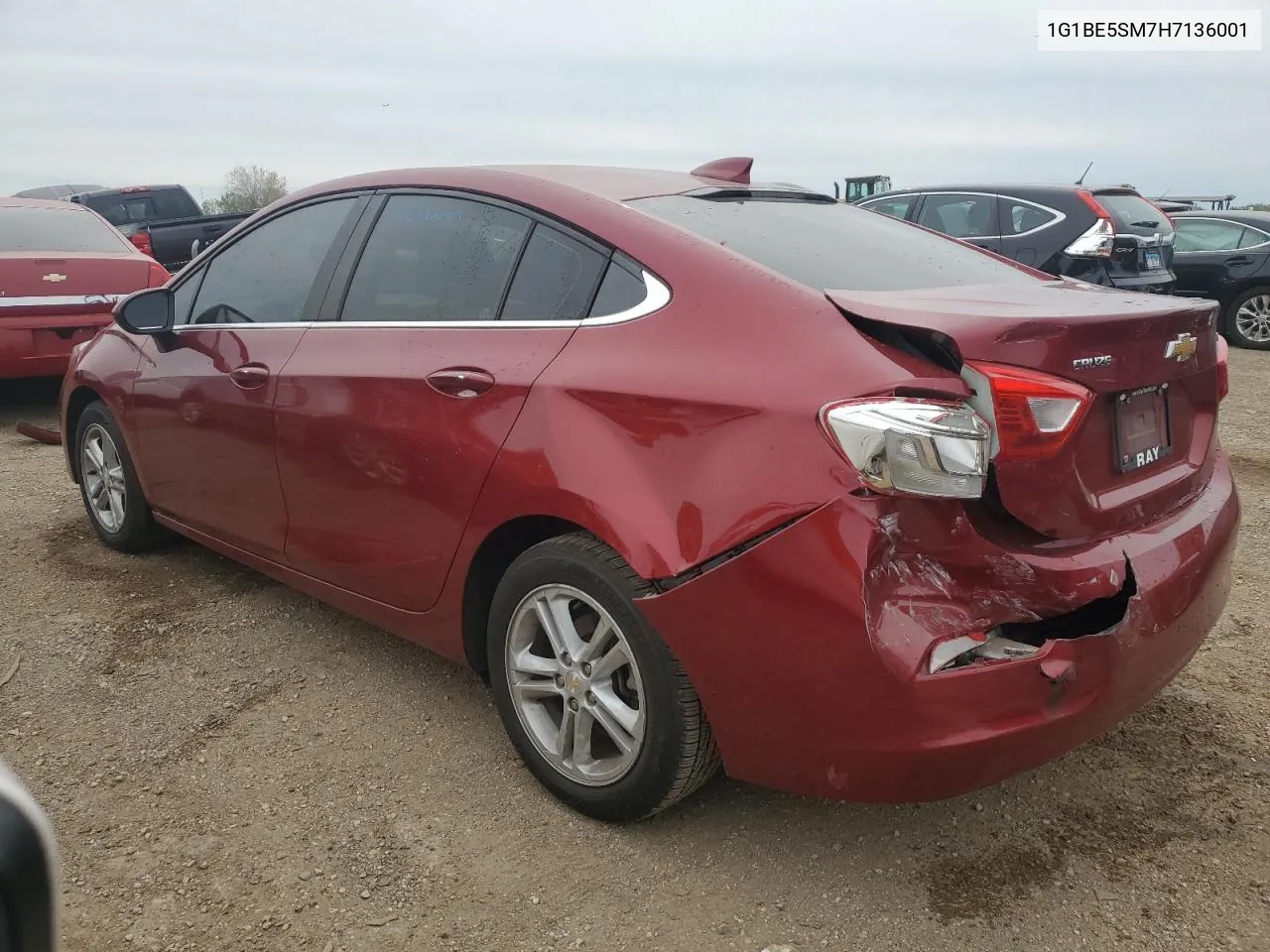 2017 Chevrolet Cruze Lt VIN: 1G1BE5SM7H7136001 Lot: 72738164