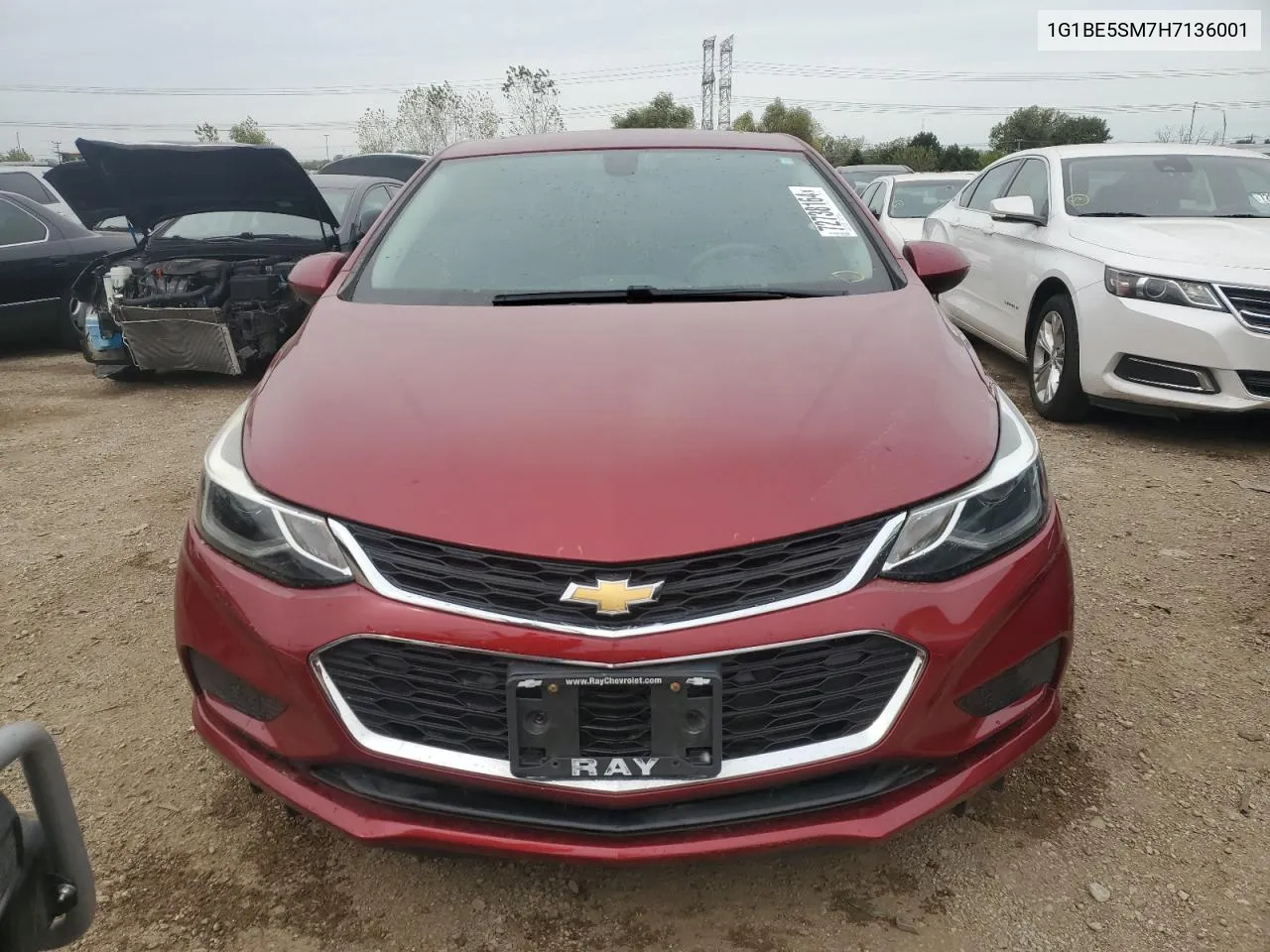 2017 Chevrolet Cruze Lt VIN: 1G1BE5SM7H7136001 Lot: 72738164