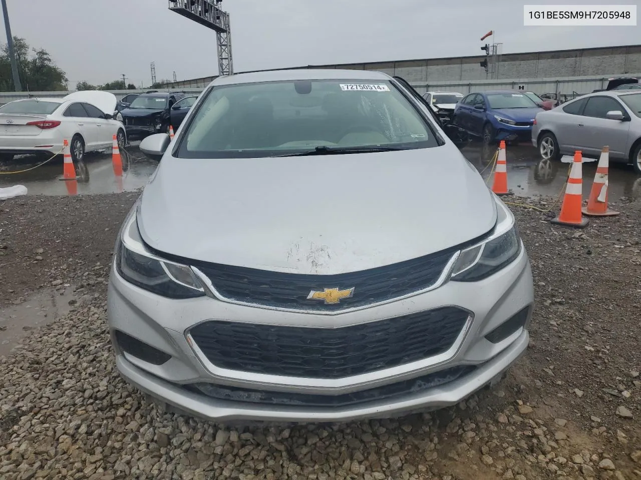 2017 Chevrolet Cruze Lt VIN: 1G1BE5SM9H7205948 Lot: 72750514