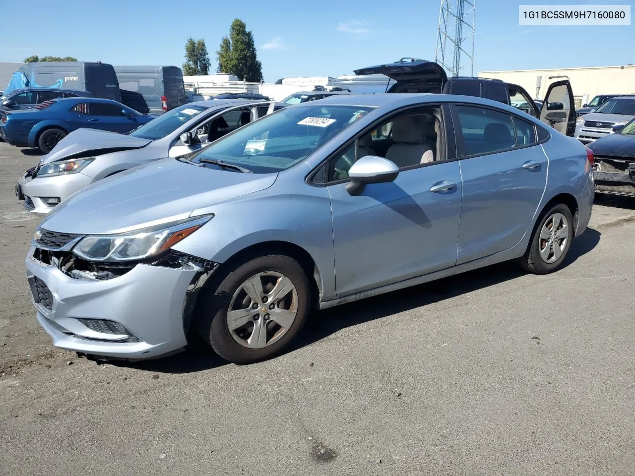 2017 Chevrolet Cruze Ls VIN: 1G1BC5SM9H7160080 Lot: 72809294