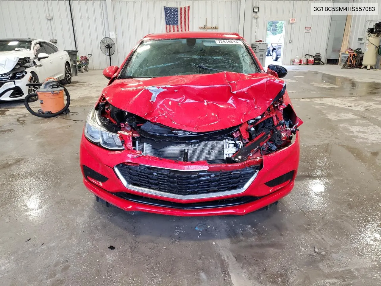 2017 Chevrolet Cruze Ls VIN: 3G1BC5SM4HS557083 Lot: 72814594