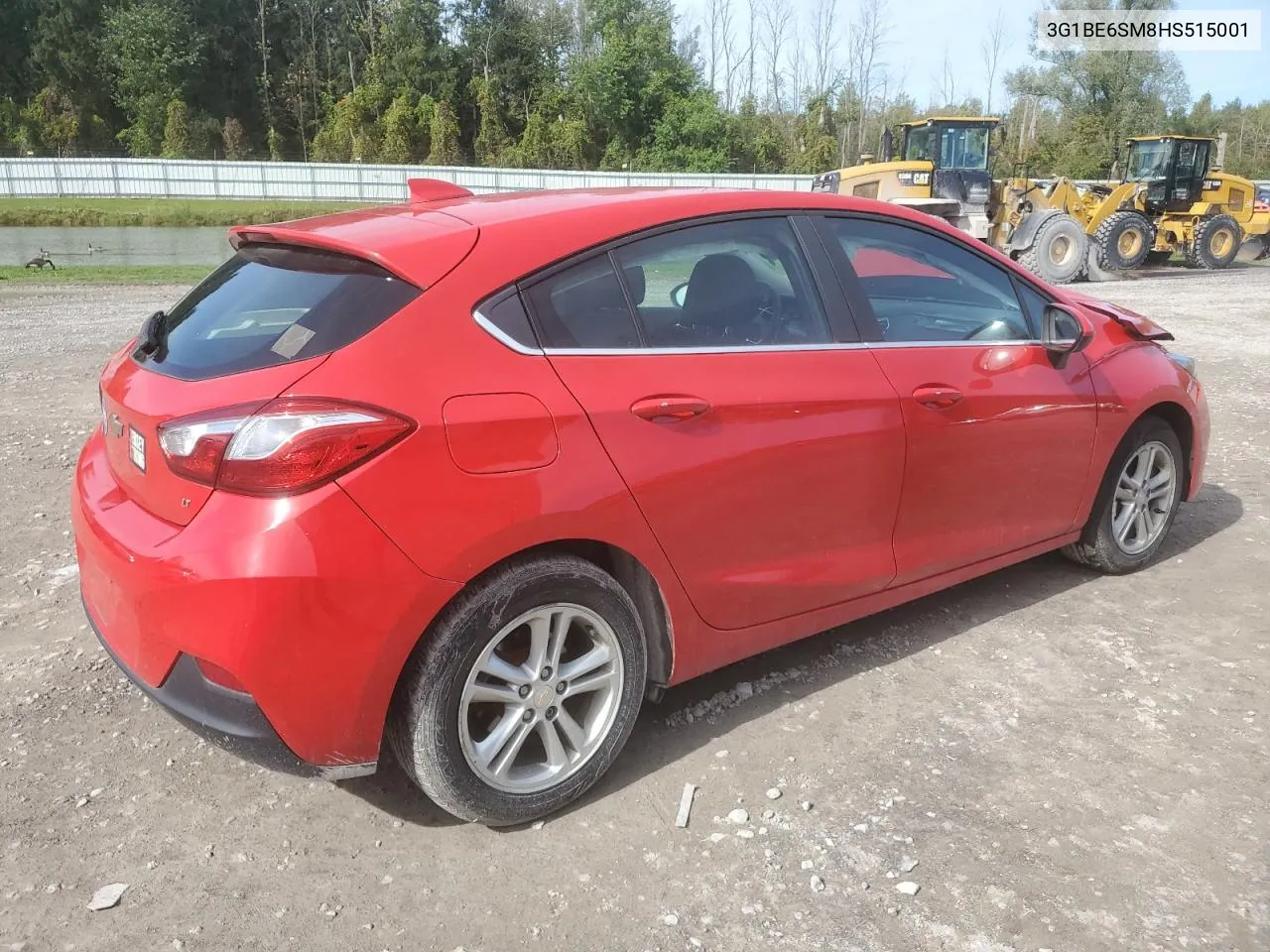 2017 Chevrolet Cruze Lt VIN: 3G1BE6SM8HS515001 Lot: 72908884