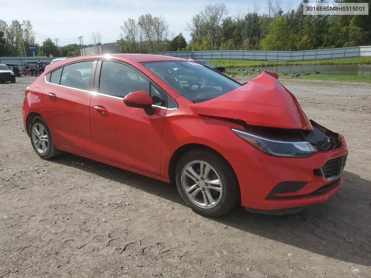 2017 Chevrolet Cruze Lt VIN: 3G1BE6SM8HS515001 Lot: 72908884