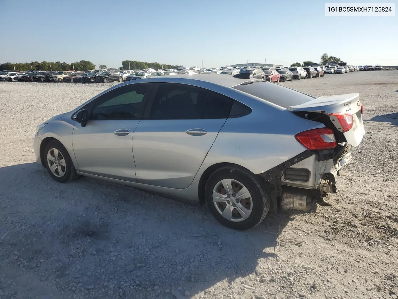 2017 Chevrolet Cruze Ls VIN: 1G1BC5SMXH7125824 Lot: 72910494