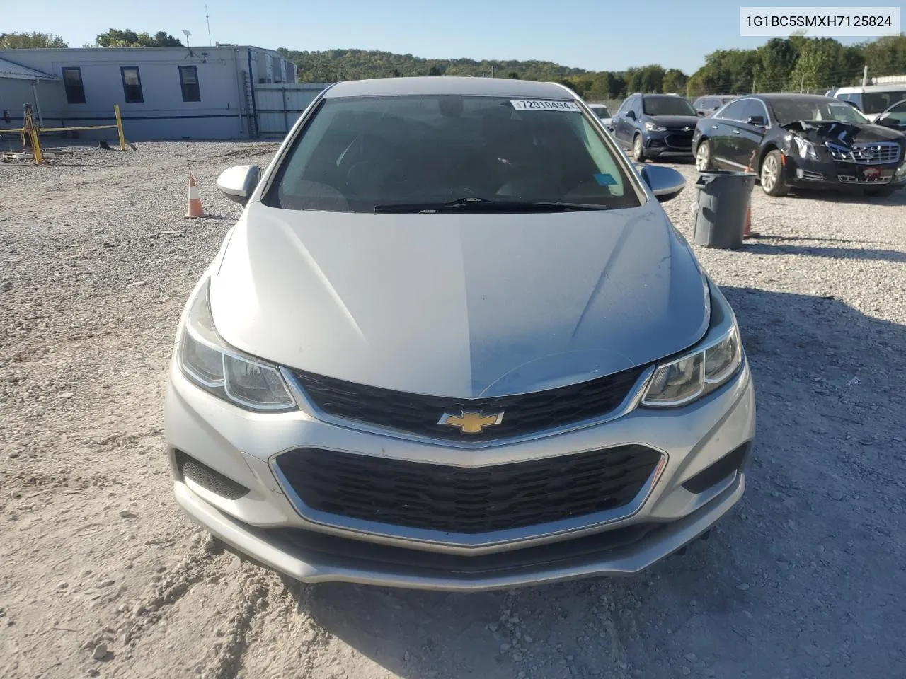 2017 Chevrolet Cruze Ls VIN: 1G1BC5SMXH7125824 Lot: 72910494