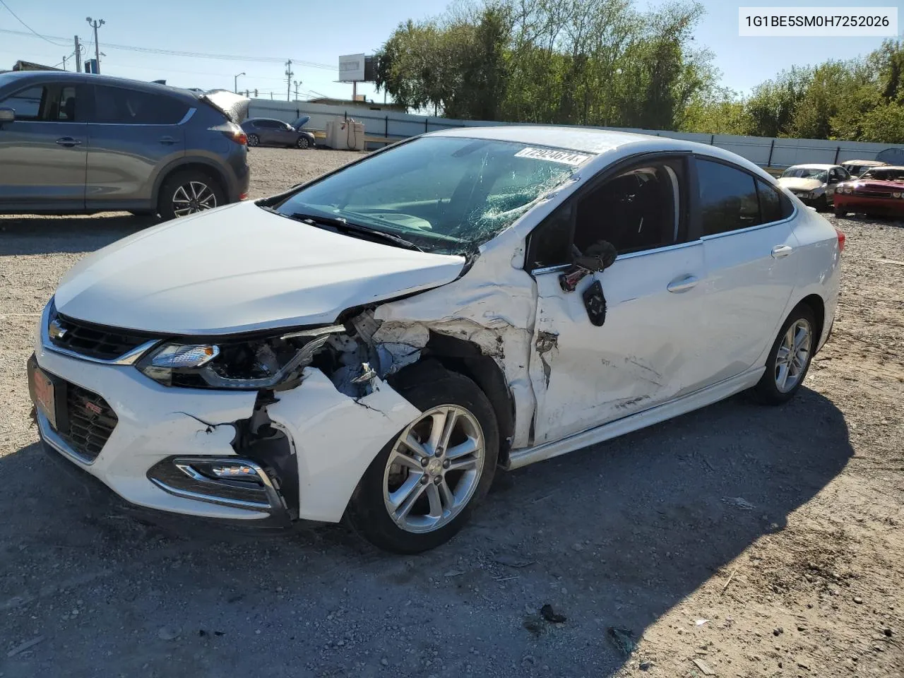 2017 Chevrolet Cruze Lt VIN: 1G1BE5SM0H7252026 Lot: 72924674