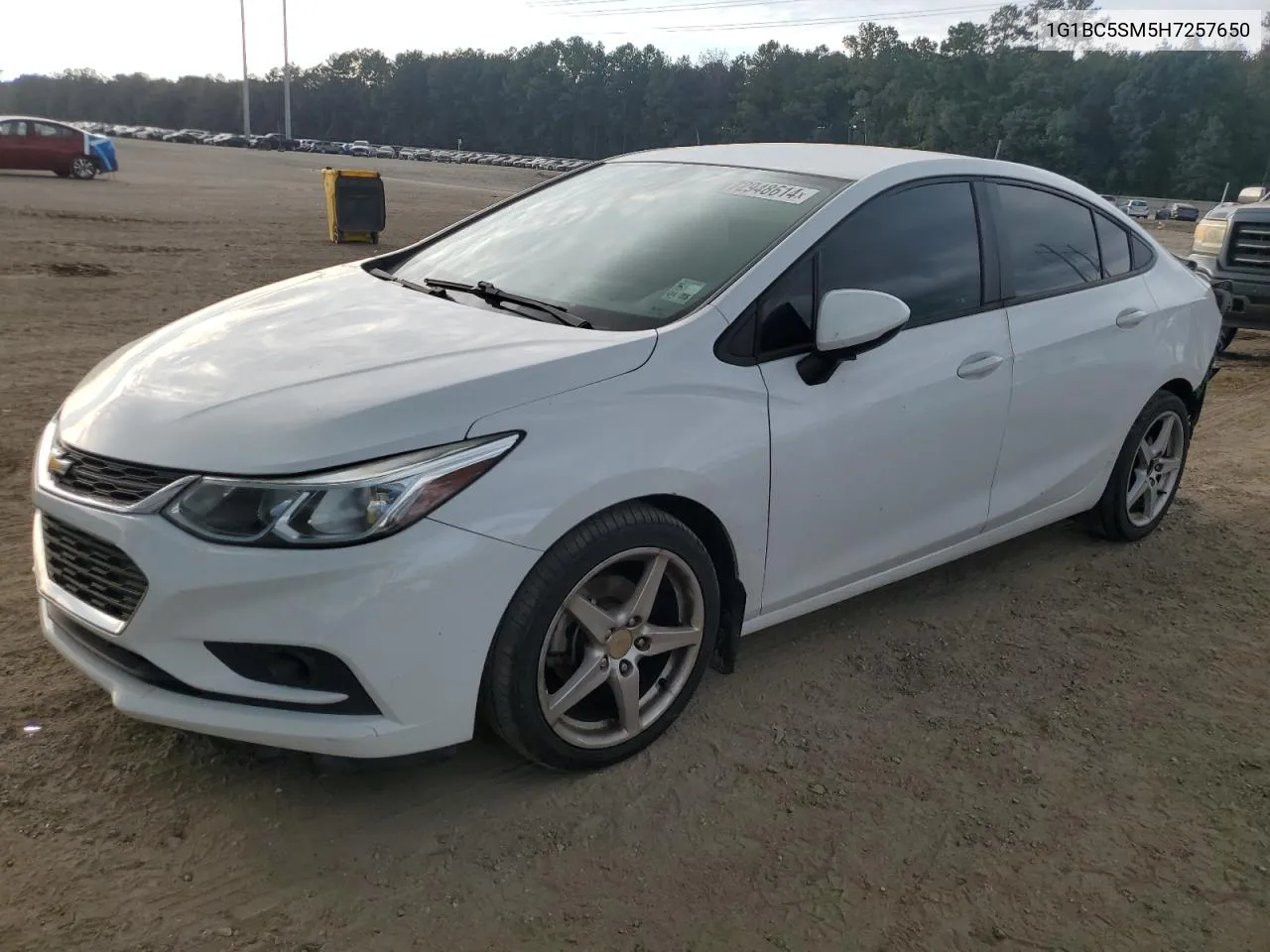 2017 Chevrolet Cruze Ls VIN: 1G1BC5SM5H7257650 Lot: 72948614