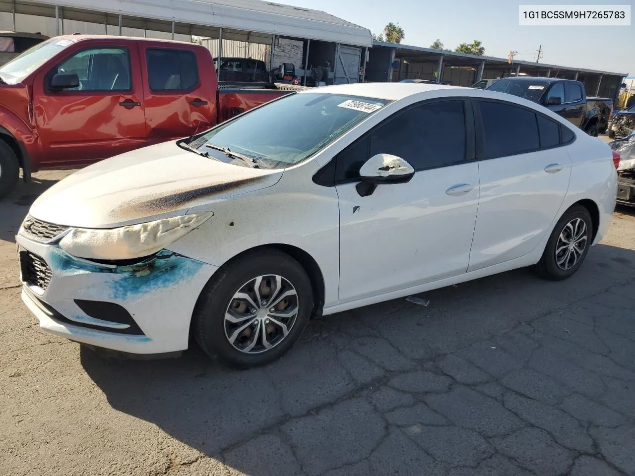 2017 Chevrolet Cruze Ls VIN: 1G1BC5SM9H7265783 Lot: 72988744