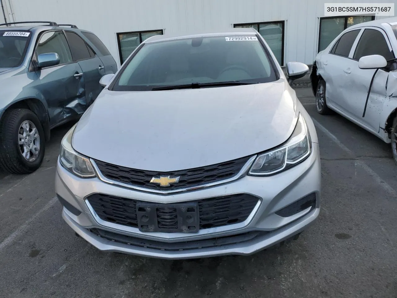 3G1BC5SM7HS571687 2017 Chevrolet Cruze Ls