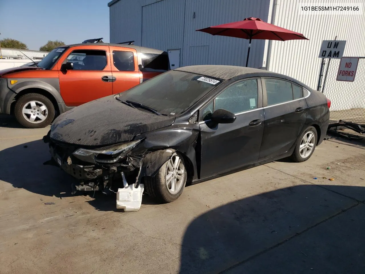 1G1BE5SM1H7249166 2017 Chevrolet Cruze Lt