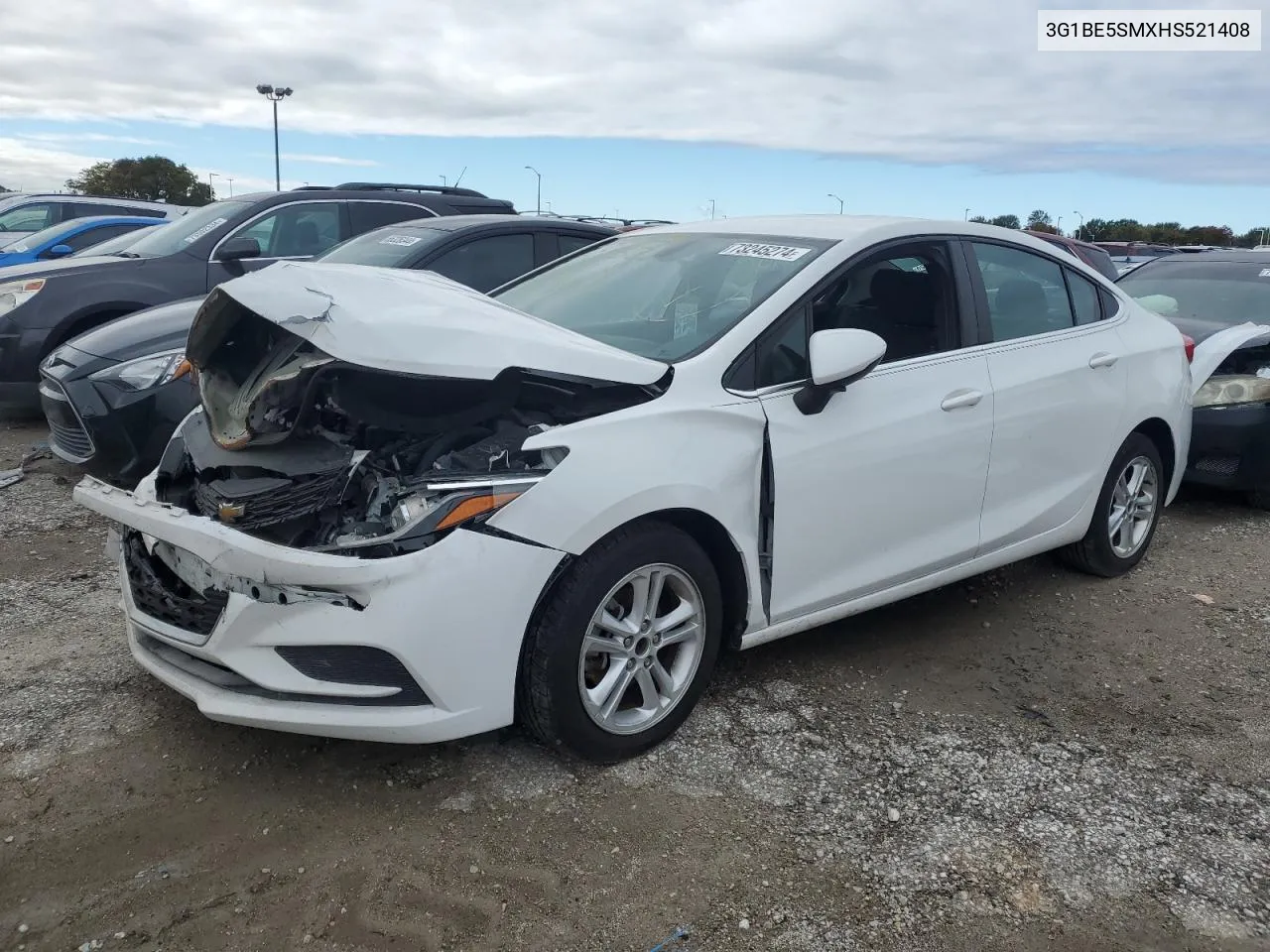 2017 Chevrolet Cruze Lt VIN: 3G1BE5SMXHS521408 Lot: 73245274