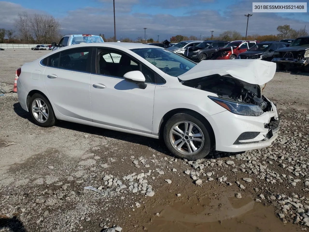 2017 Chevrolet Cruze Lt VIN: 3G1BE5SMXHS521408 Lot: 73245274