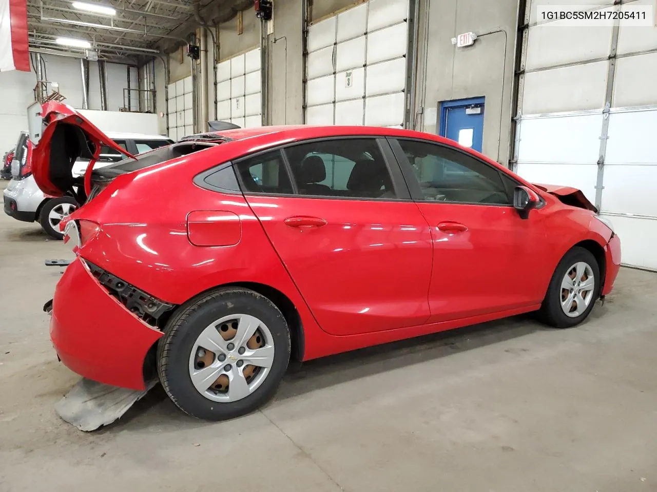 2017 Chevrolet Cruze Ls VIN: 1G1BC5SM2H7205411 Lot: 73326634