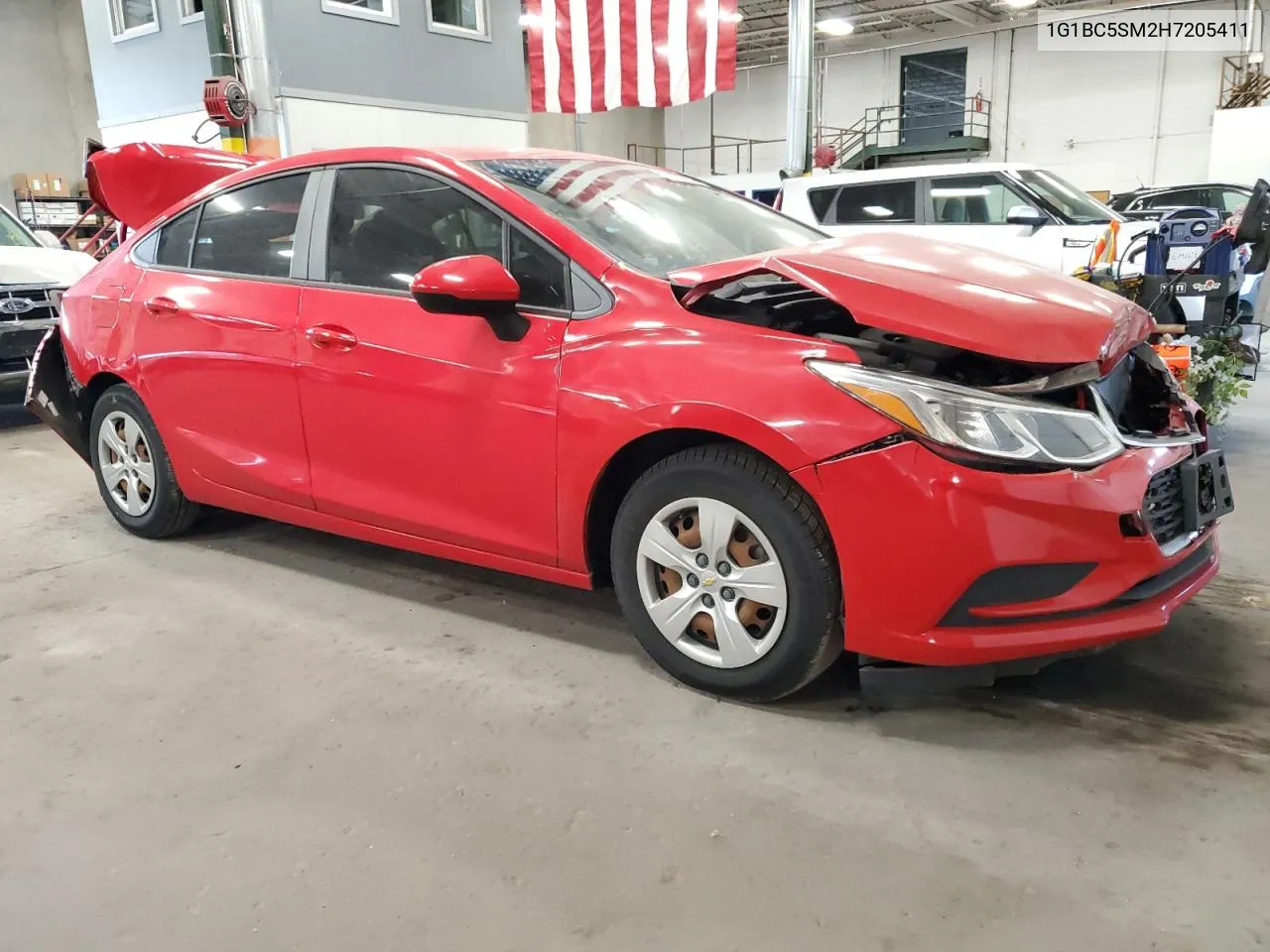 2017 Chevrolet Cruze Ls VIN: 1G1BC5SM2H7205411 Lot: 73326634