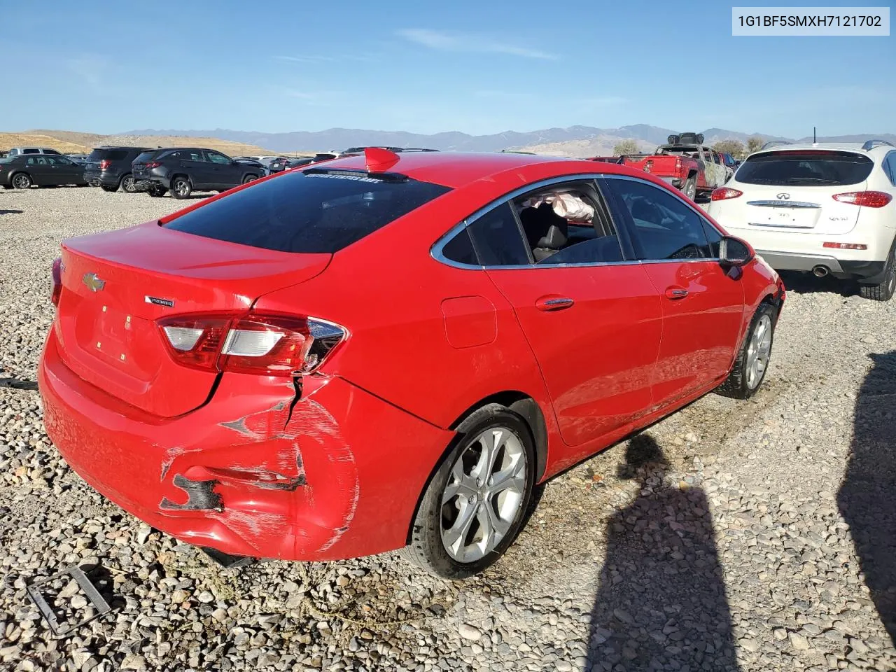 2017 Chevrolet Cruze Premier VIN: 1G1BF5SMXH7121702 Lot: 73379414