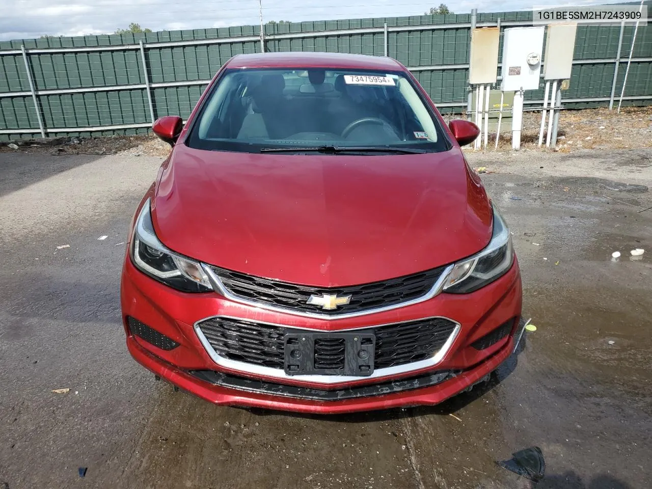 1G1BE5SM2H7243909 2017 Chevrolet Cruze Lt