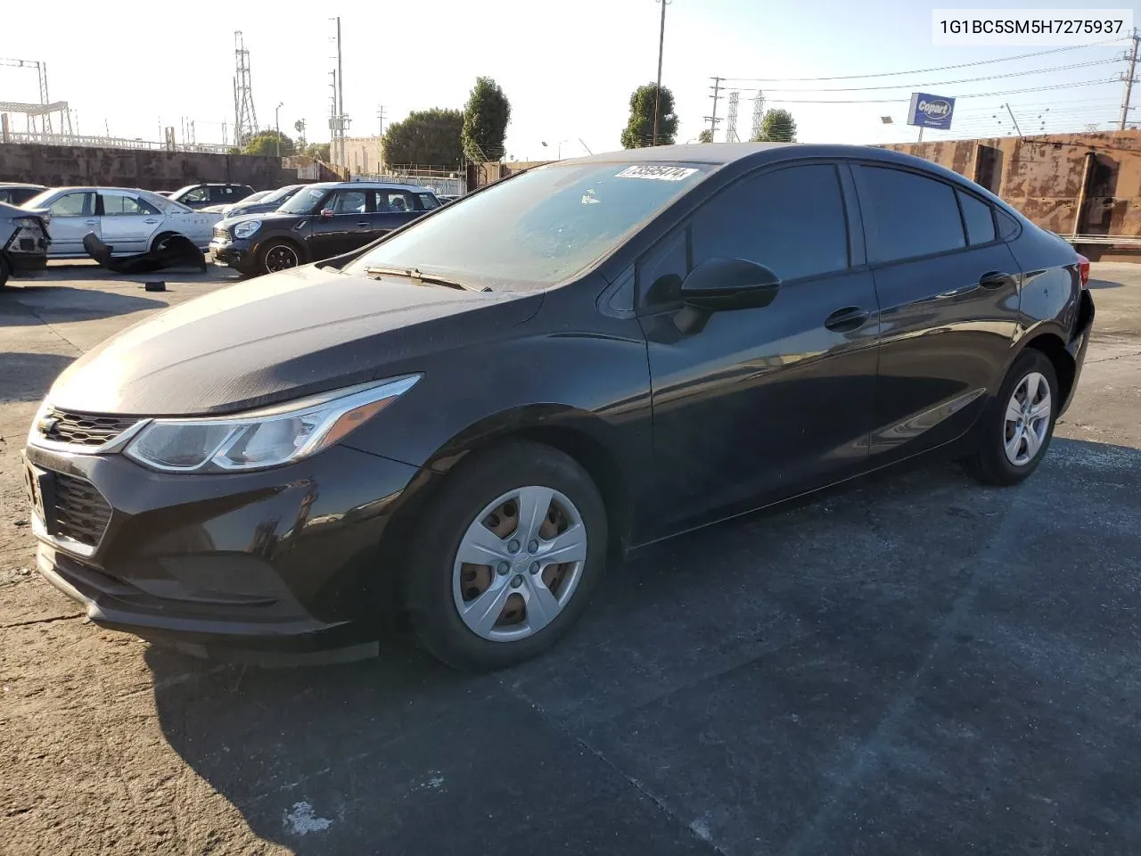 2017 Chevrolet Cruze Ls VIN: 1G1BC5SM5H7275937 Lot: 73595474