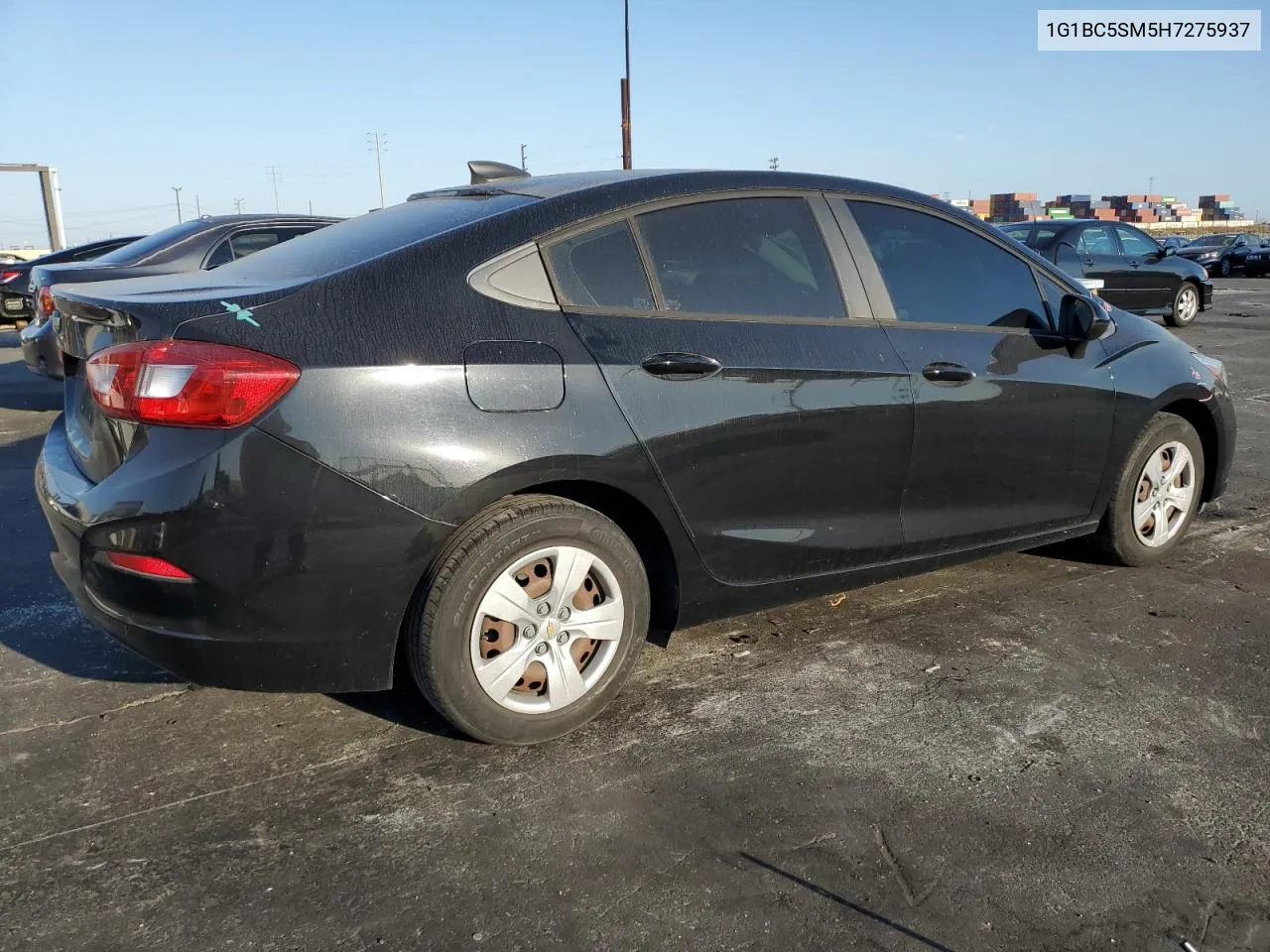 2017 Chevrolet Cruze Ls VIN: 1G1BC5SM5H7275937 Lot: 73595474