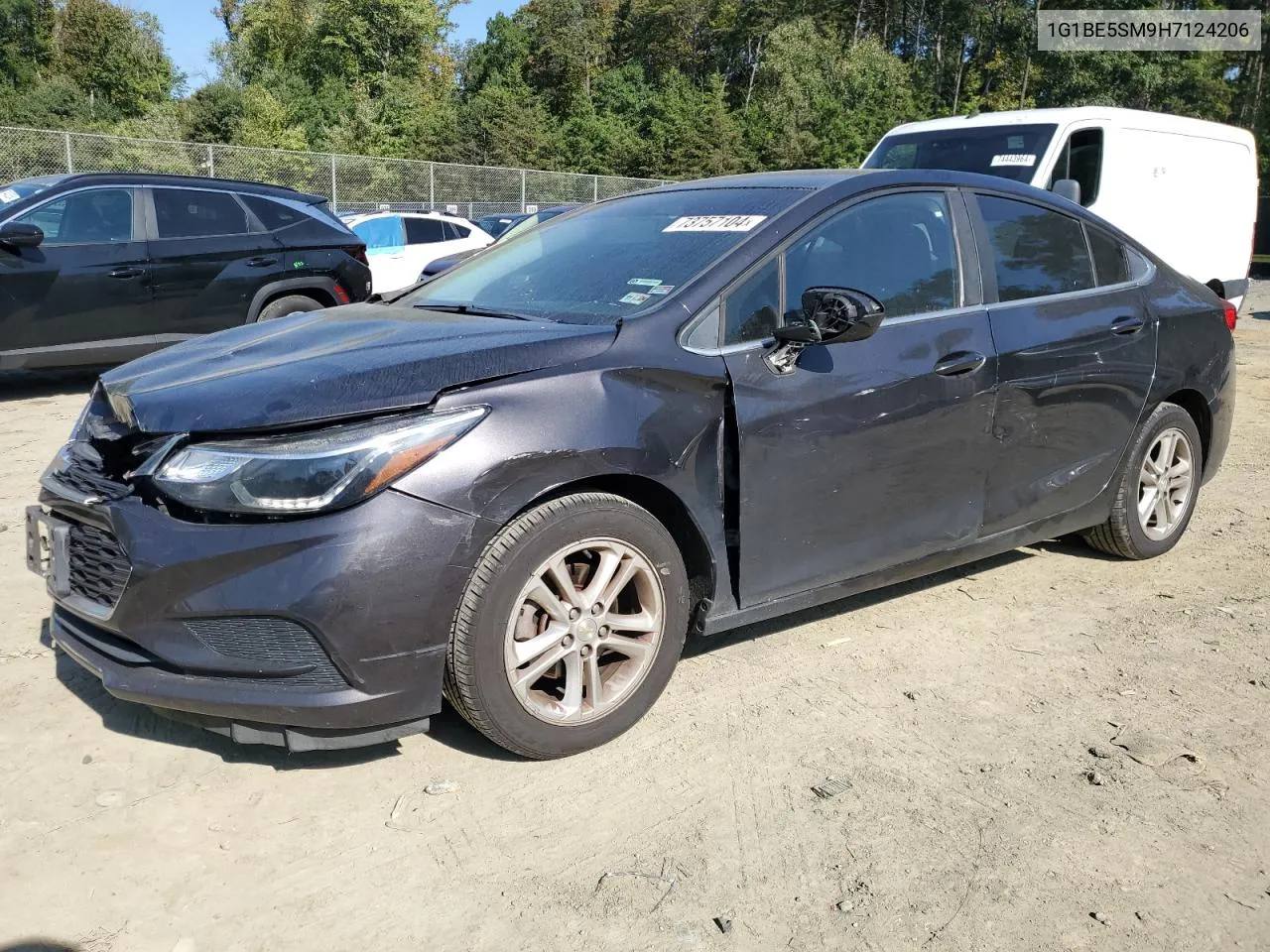 2017 Chevrolet Cruze Lt VIN: 1G1BE5SM9H7124206 Lot: 73757104