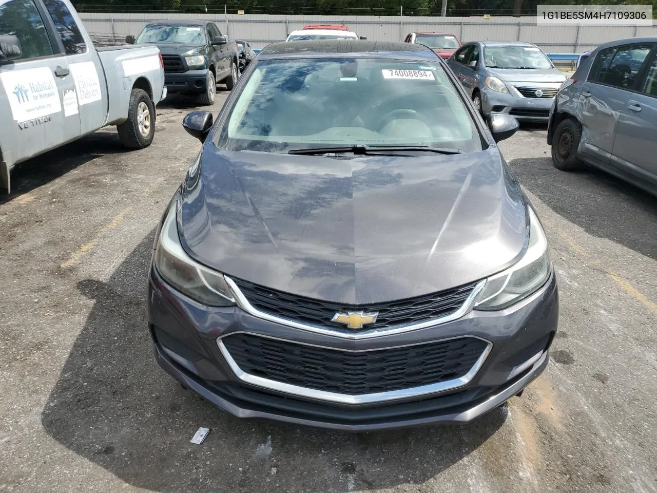 2017 Chevrolet Cruze Lt VIN: 1G1BE5SM4H7109306 Lot: 74008894