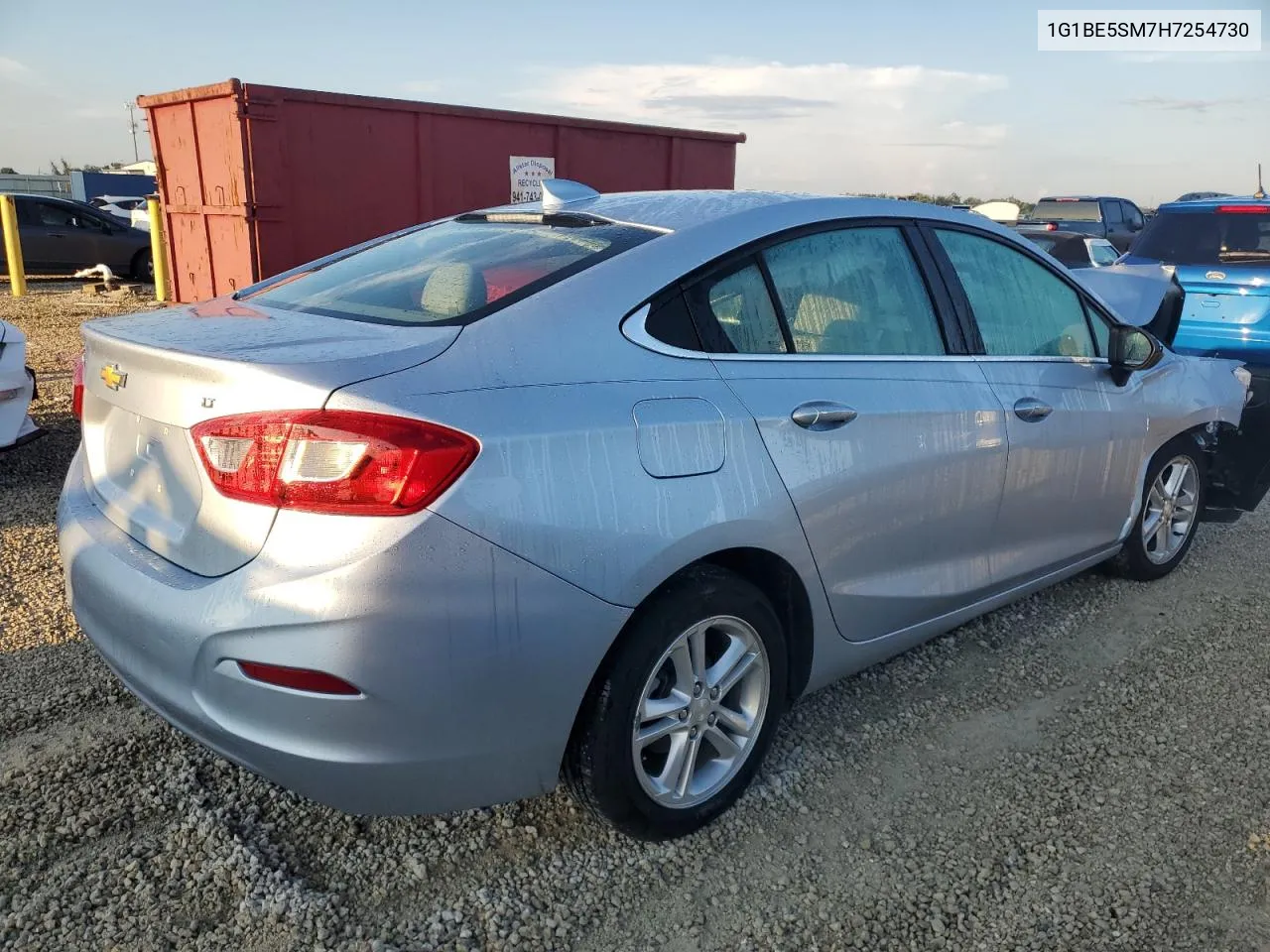 2017 Chevrolet Cruze Lt VIN: 1G1BE5SM7H7254730 Lot: 74191784