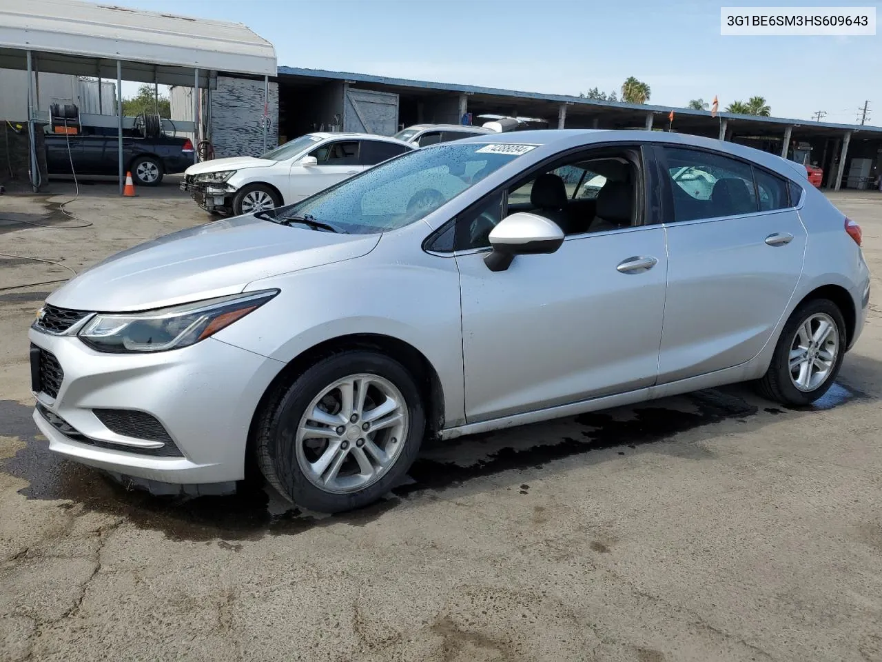 2017 Chevrolet Cruze Lt VIN: 3G1BE6SM3HS609643 Lot: 74388094