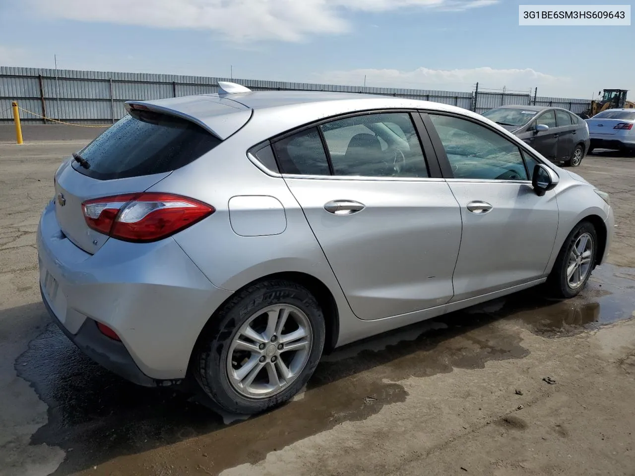 2017 Chevrolet Cruze Lt VIN: 3G1BE6SM3HS609643 Lot: 74388094