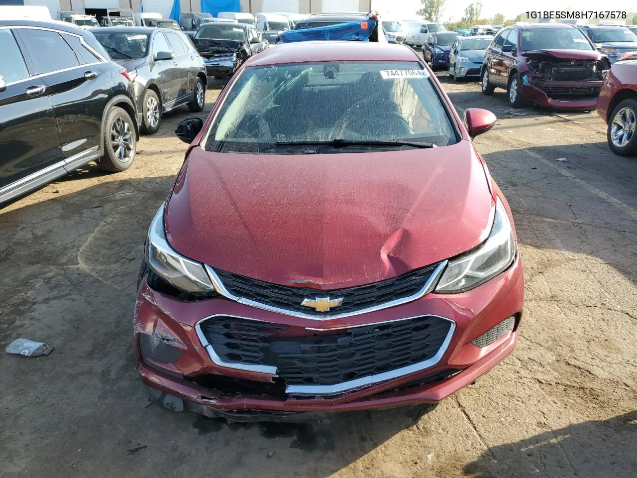 1G1BE5SM8H7167578 2017 Chevrolet Cruze Lt