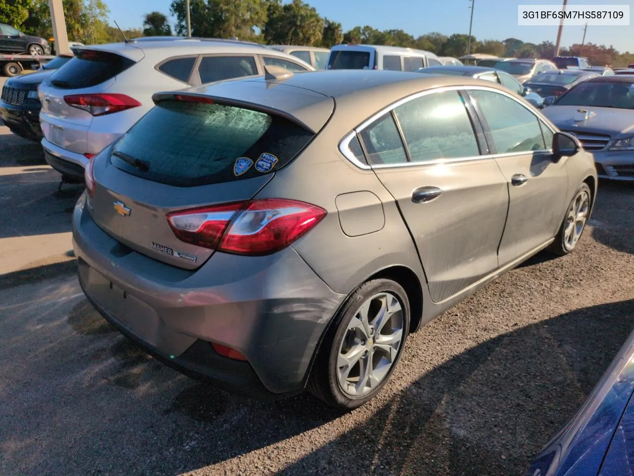 2017 Chevrolet Cruze Premier VIN: 3G1BF6SM7HS587109 Lot: 74508484