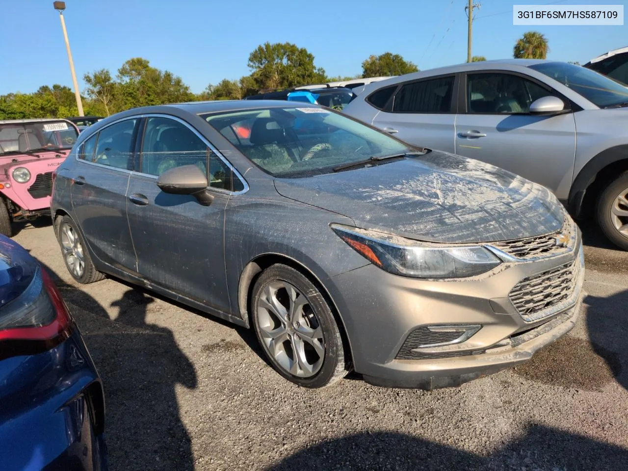 2017 Chevrolet Cruze Premier VIN: 3G1BF6SM7HS587109 Lot: 74508484