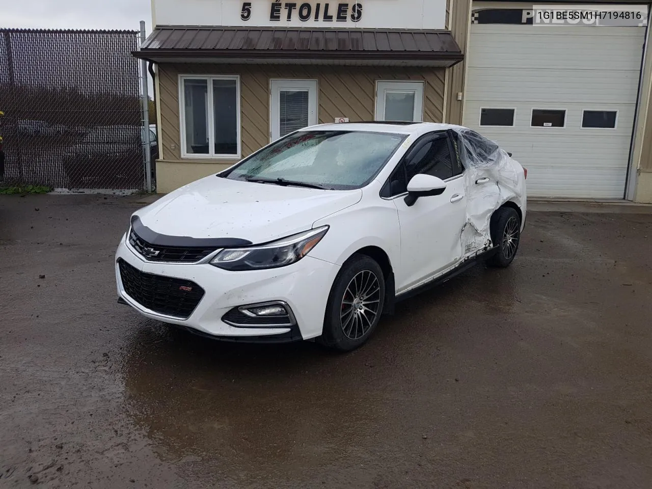 2017 Chevrolet Cruze Lt VIN: 1G1BE5SM1H7194816 Lot: 74745794