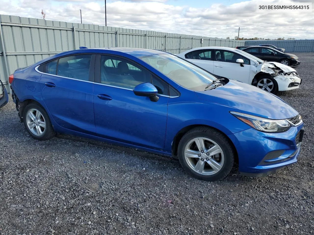 2017 Chevrolet Cruze Lt VIN: 3G1BE5SM9HS564315 Lot: 74831514