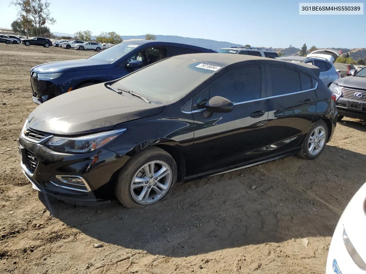 2017 Chevrolet Cruze Lt VIN: 3G1BE6SM4HS550389 Lot: 75018694