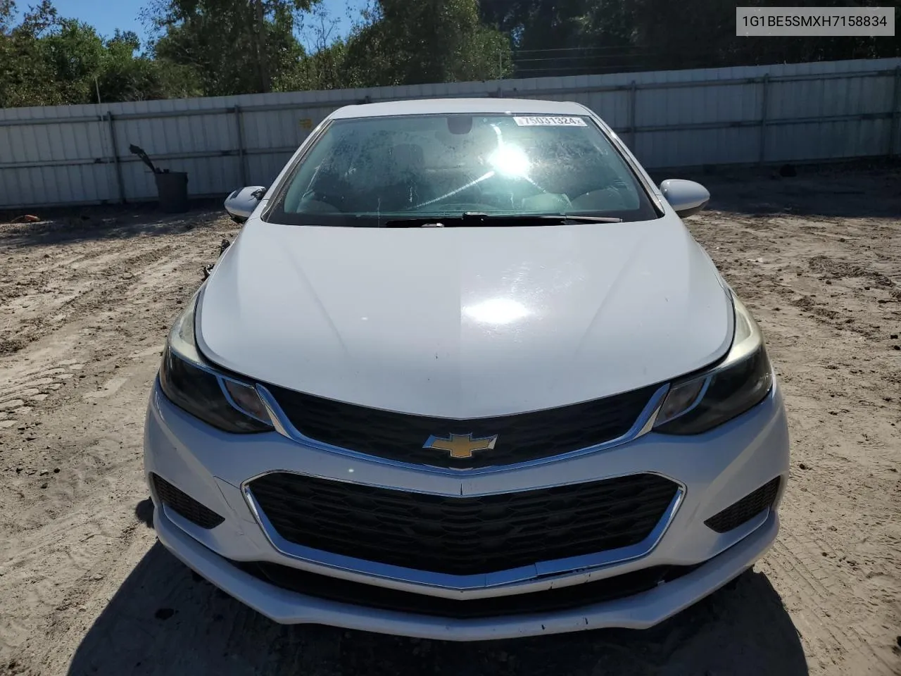 2017 Chevrolet Cruze Lt VIN: 1G1BE5SMXH7158834 Lot: 75031324