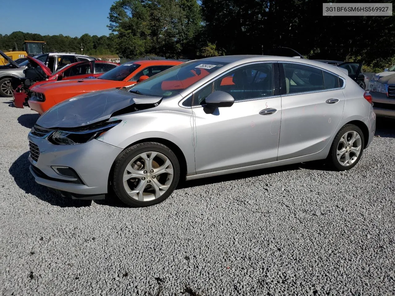 2017 Chevrolet Cruze Premier VIN: 3G1BF6SM6HS569927 Lot: 75054184