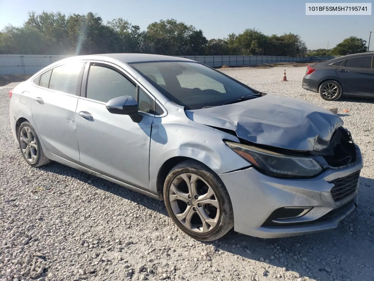 2017 Chevrolet Cruze Premier VIN: 1G1BF5SM5H7195741 Lot: 75402944