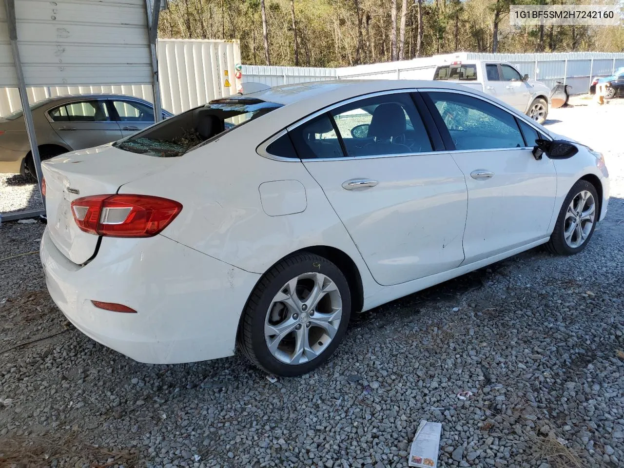 2017 Chevrolet Cruze Premier VIN: 1G1BF5SM2H7242160 Lot: 75421354