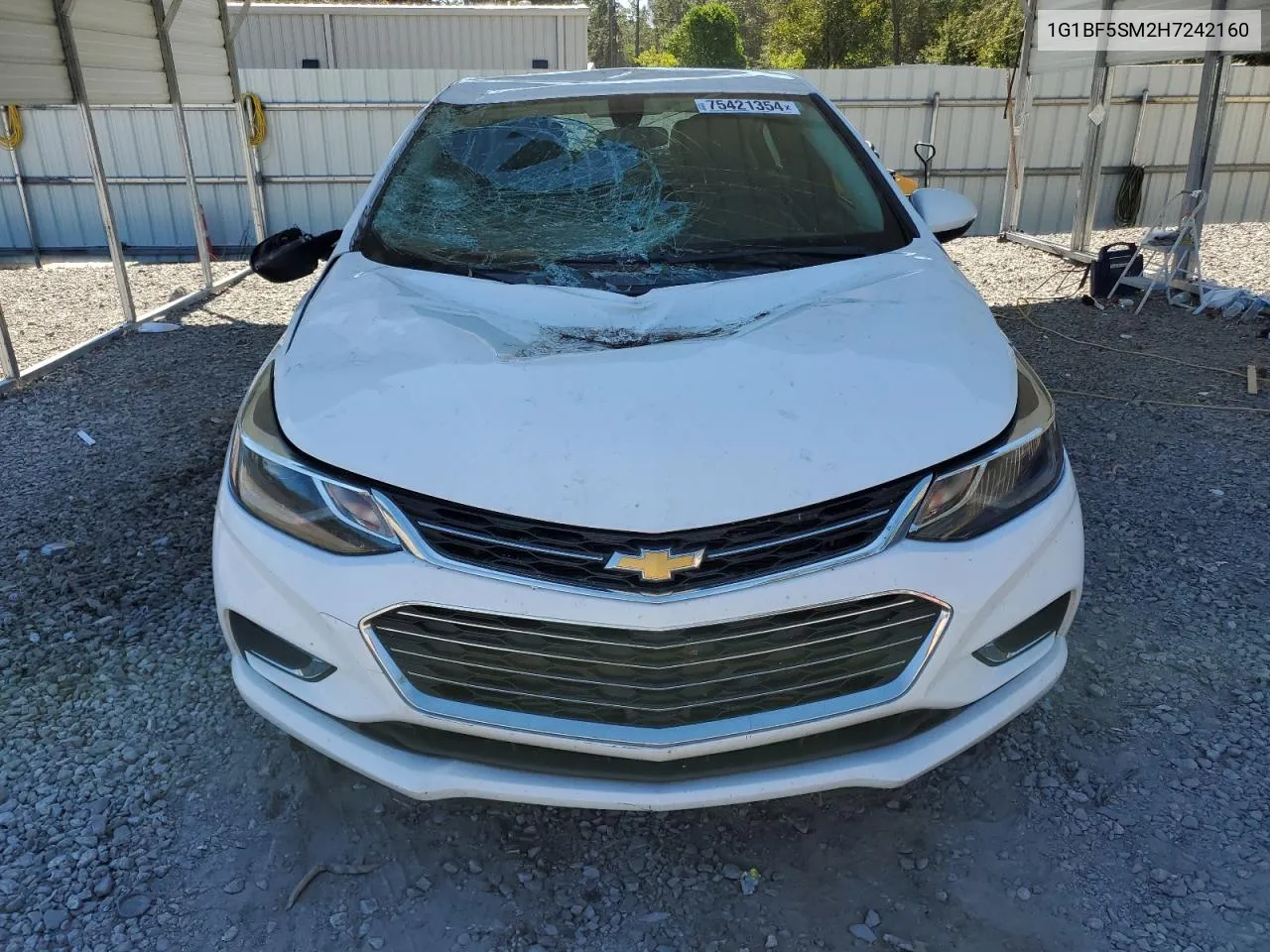 2017 Chevrolet Cruze Premier VIN: 1G1BF5SM2H7242160 Lot: 75421354