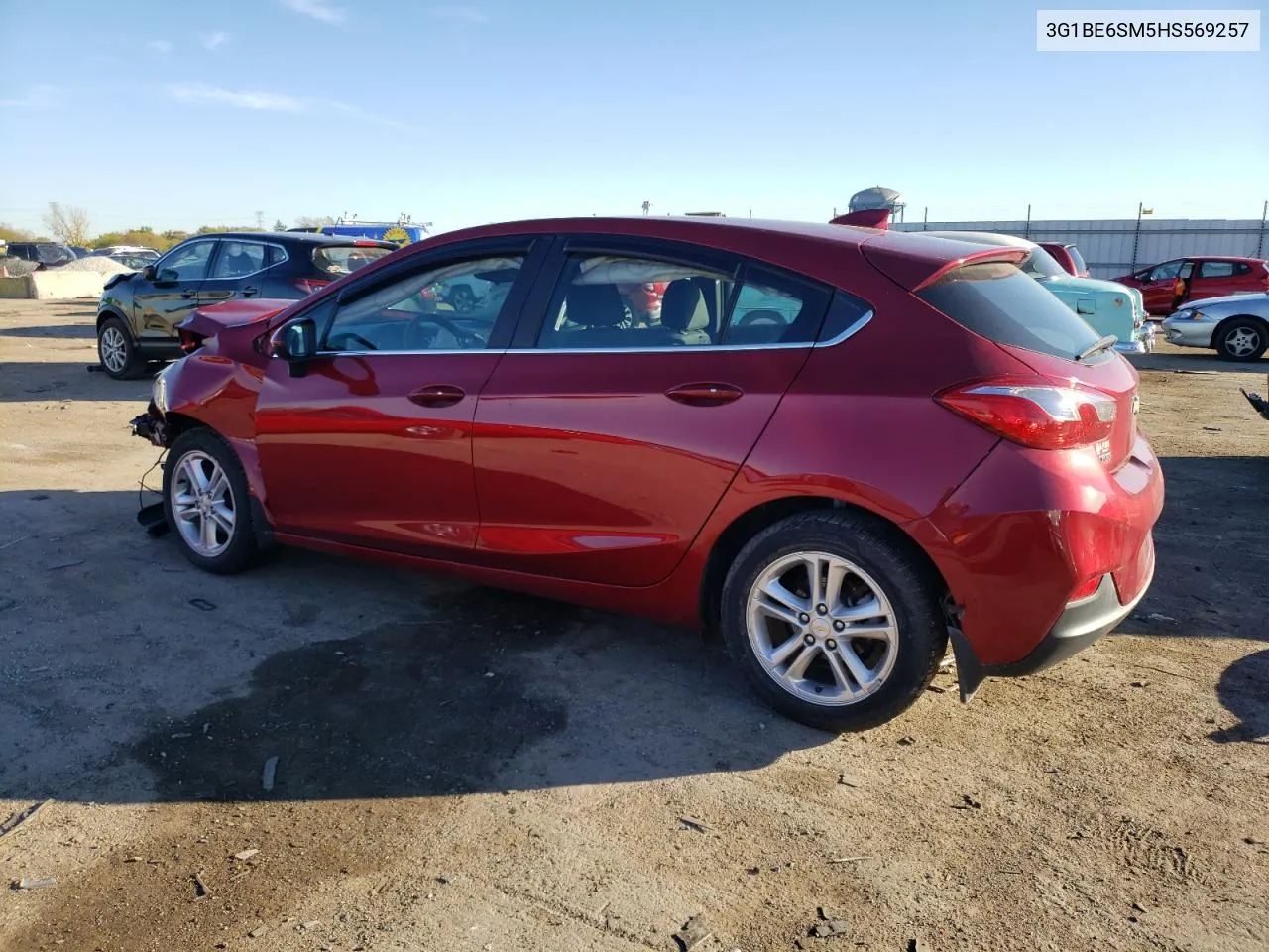 2017 Chevrolet Cruze Lt VIN: 3G1BE6SM5HS569257 Lot: 75666274